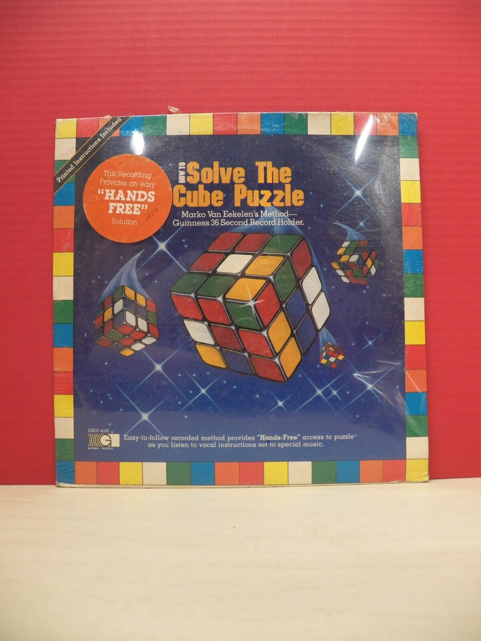 Sealed 12" LP Marko Van Eekelen How To Solve The Cube Puzzle 1980 Gateway