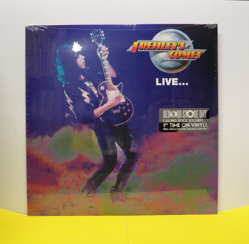 Sealed 12" LP Frehley's Comet Live... 2019 eOne RSD 180G Orange Vinyl