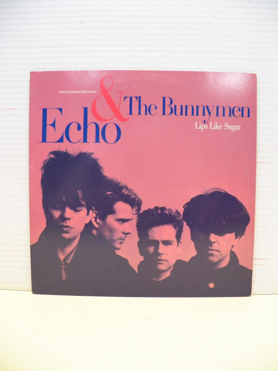 12" Maxi-Single EX Echo & The Bunnymen Lips Like Sugar 1987 Sire 9 20784-0