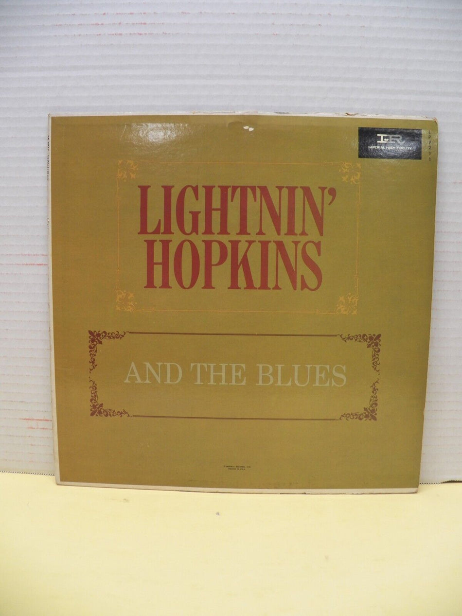 12" LP VG++/EX Lightnin' Hopkins And The Blues 1962 Imperial Promo LP-9211