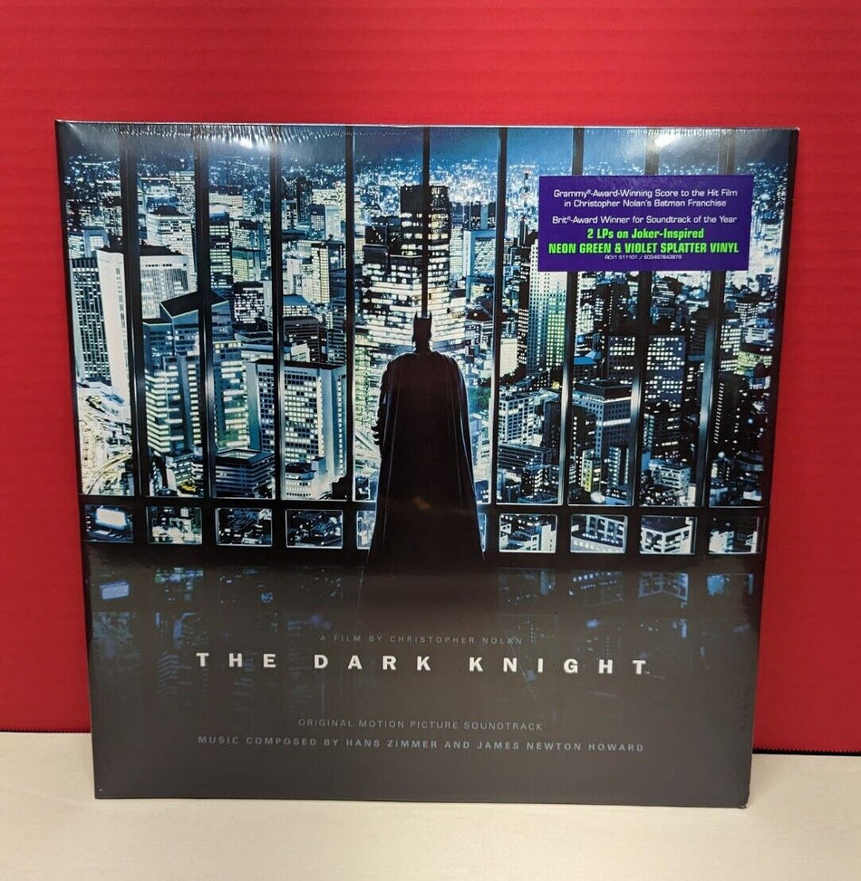 Sealed 12" 2xLP Zimmer/Howard The Dark Knight (Soundtrack) 2021 Reissue Colored