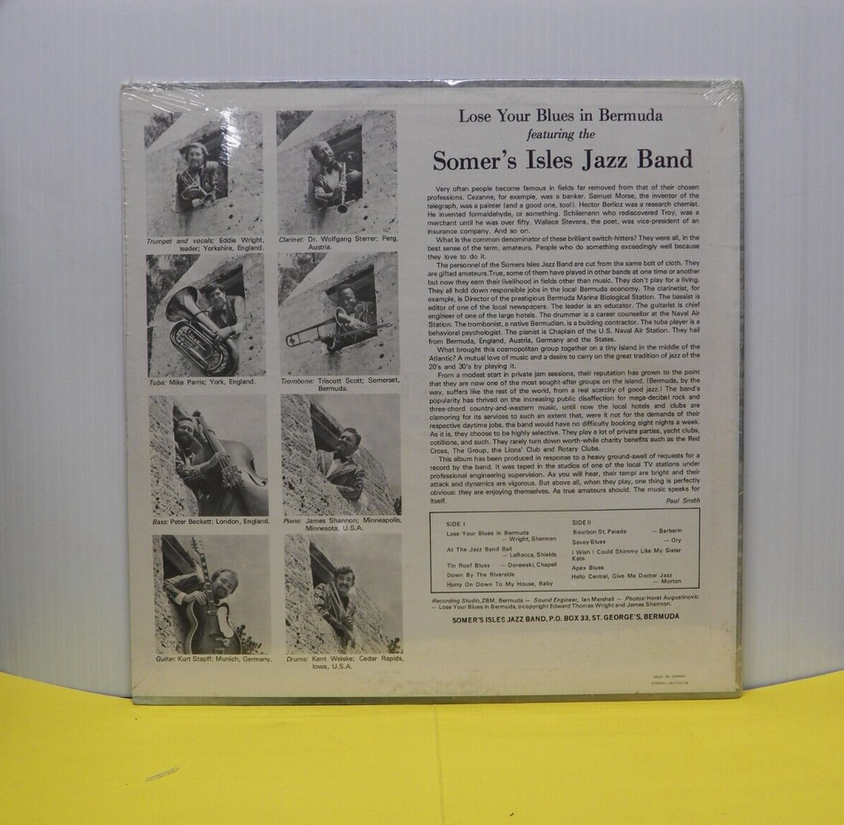 12" LP The Somer's Isles Jazz Band Lose Your Blues In Bermuda 1974 Mono Import