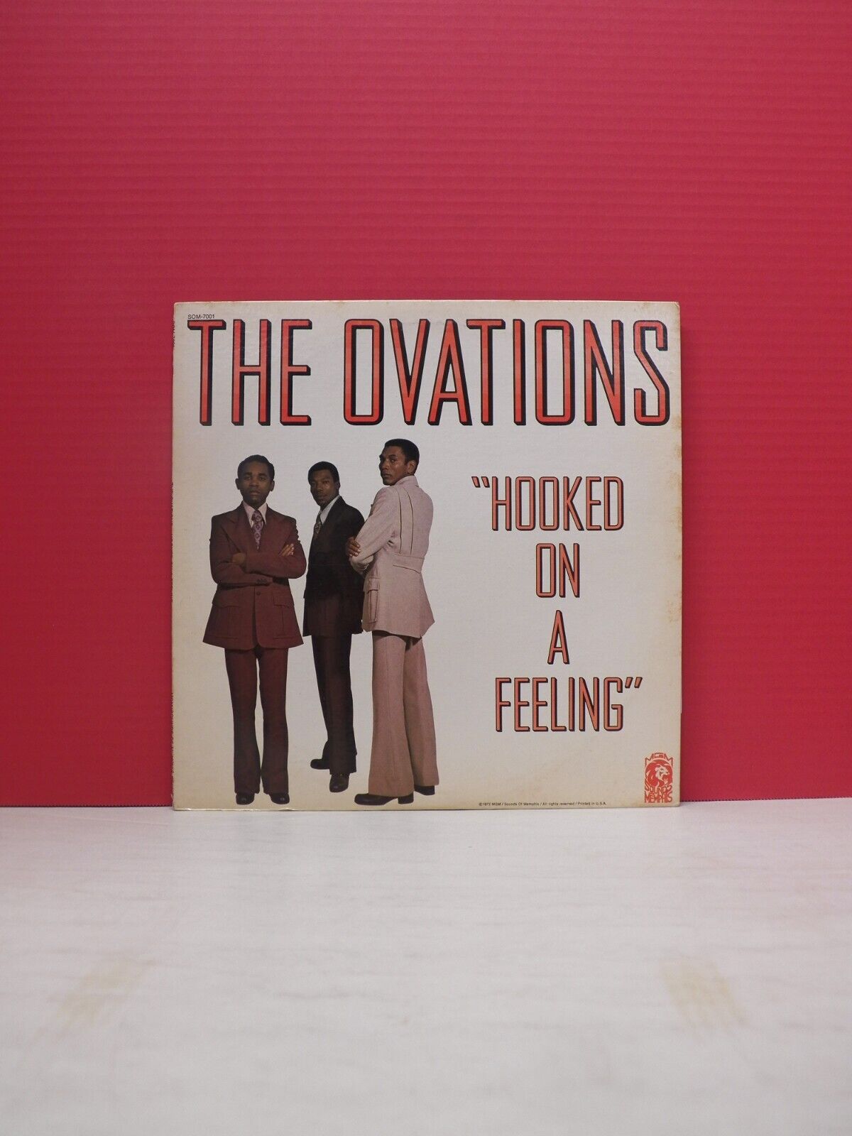 12" LP NM- The Ovations Hooked On A Feeling 1972 MGM Promo SOM-7001