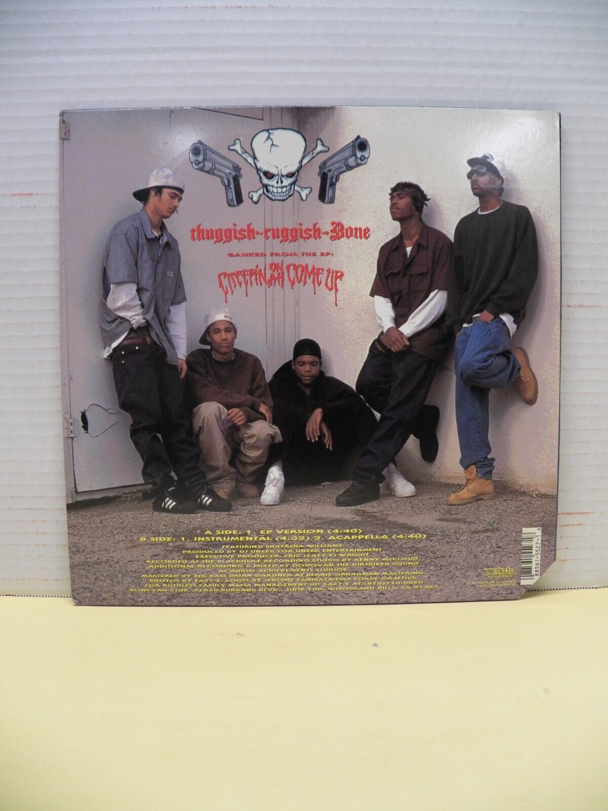 12" Single EX Bone Thugs-N-Harmony Thuggish-Ruggish-Bone 1994 Ruthless Records