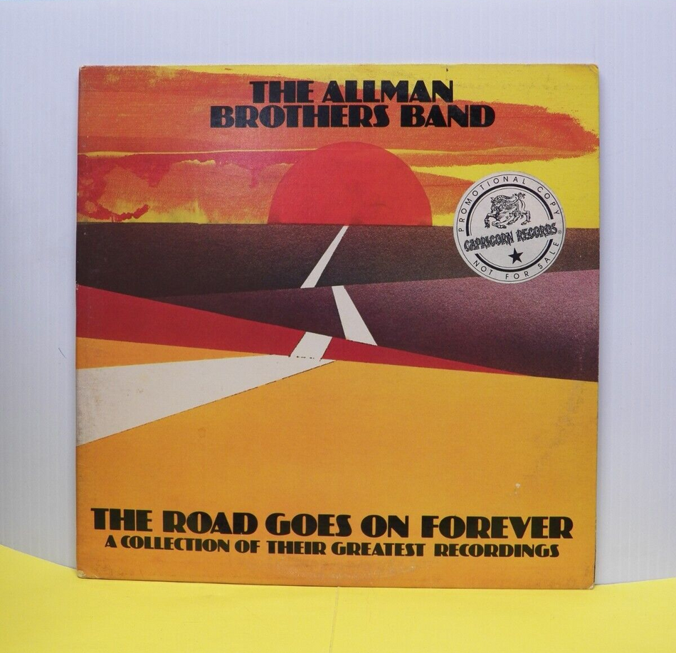 12" 2xLP EX Allman Brothers Band The Road Goes On Forever 1975 Capricorn Promo