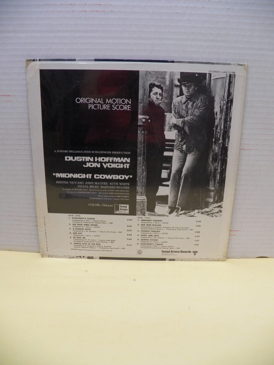 Sealed 12" LP Midnight Cowboy (Orig. Motion Picture Score) 1969 United Artists