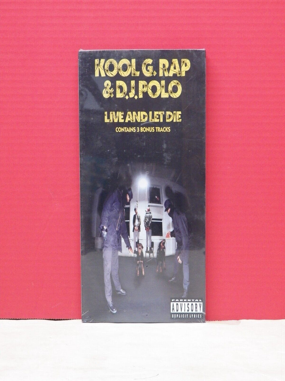 Sealed CD Longbox Kool G. Rap & D.J. Polo Live And Let Die 1992 Cold Chillin'