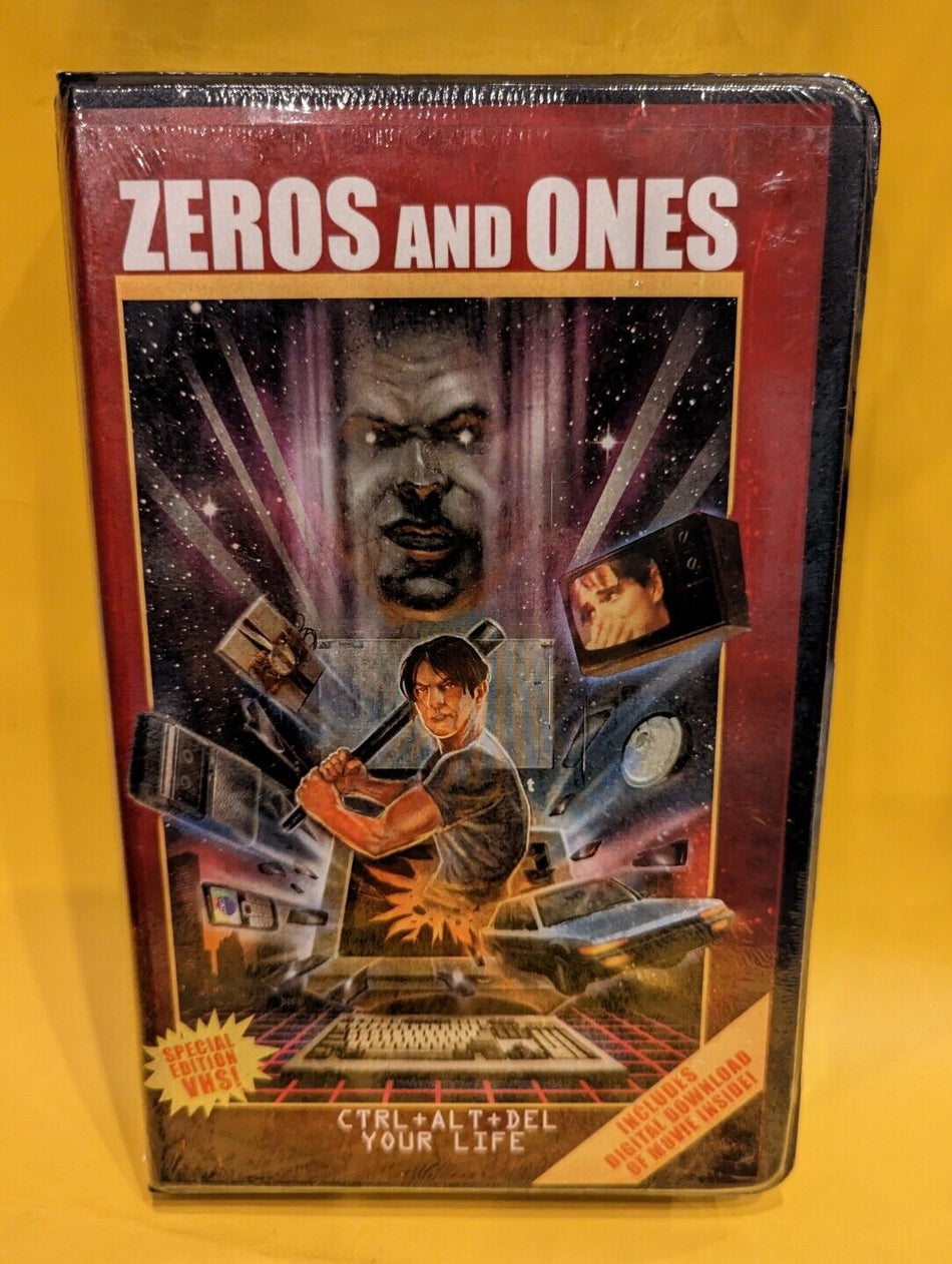 Rare Sealed New Horror VHS Zeros and Ones Wild Eye w. Digital Download Clamshell