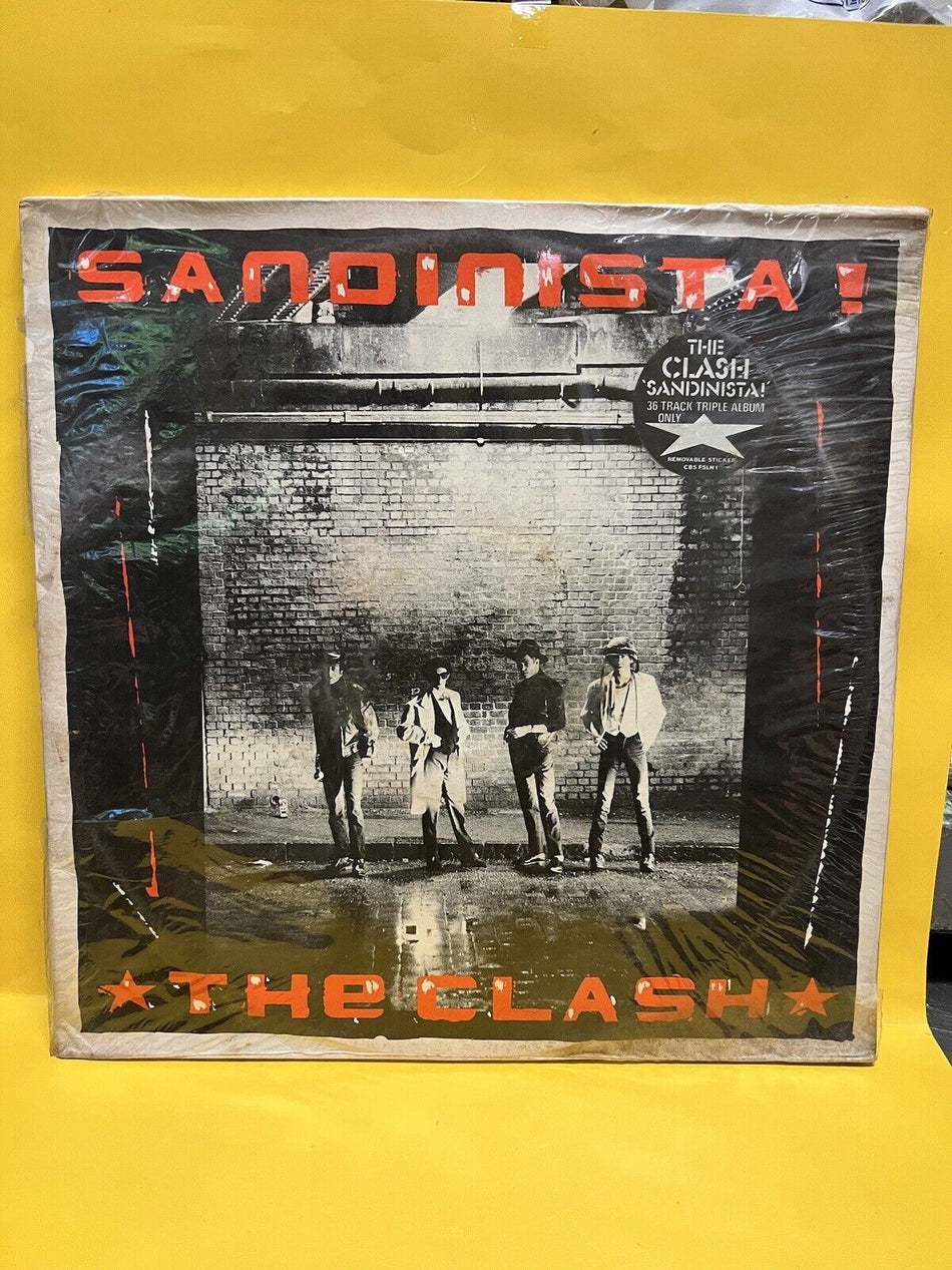 Rare Sealed Vinyl Record 3LP The Clash Sandinista! UK Import Promo 1980 FSLN 1