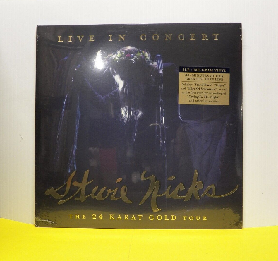 12" 2xLP Stevie Nicks Live In Concert, The 24 Karat Gold Tour 2020 180G Import