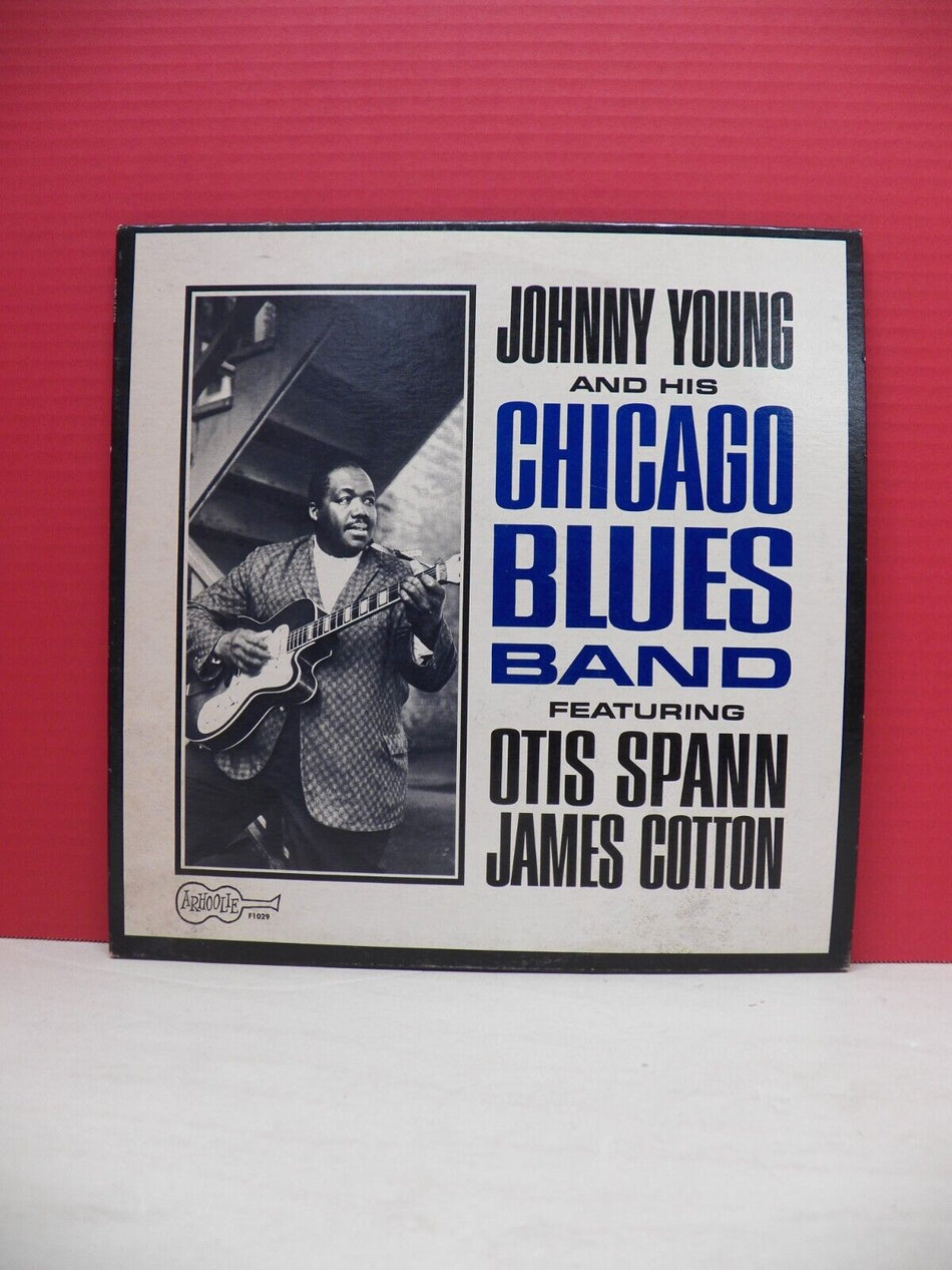 12" LP EX Johnny Young And His Chicago Blues Band Arhoolie Reissue F1029