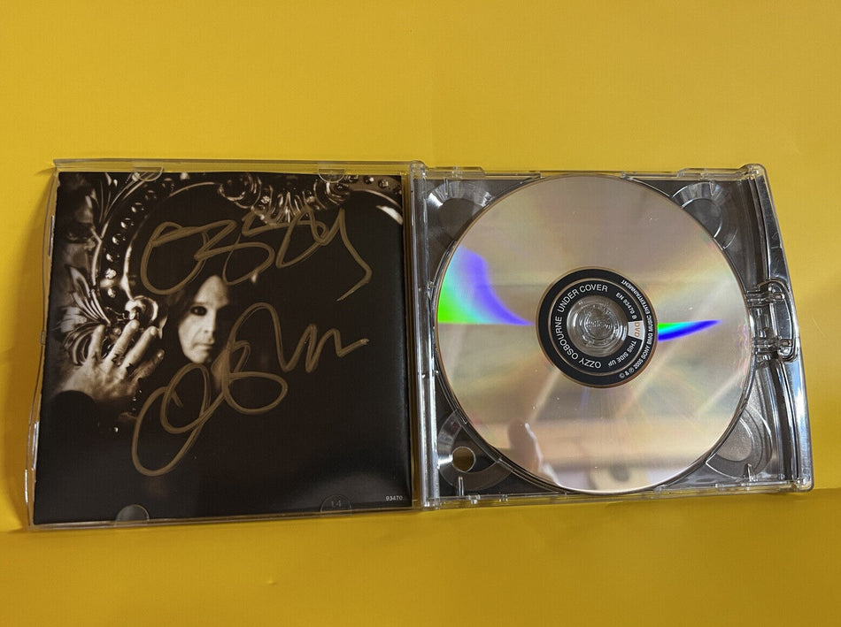 NM Autograph Ozzy Under Cover Dual Disc CD DVD  2005