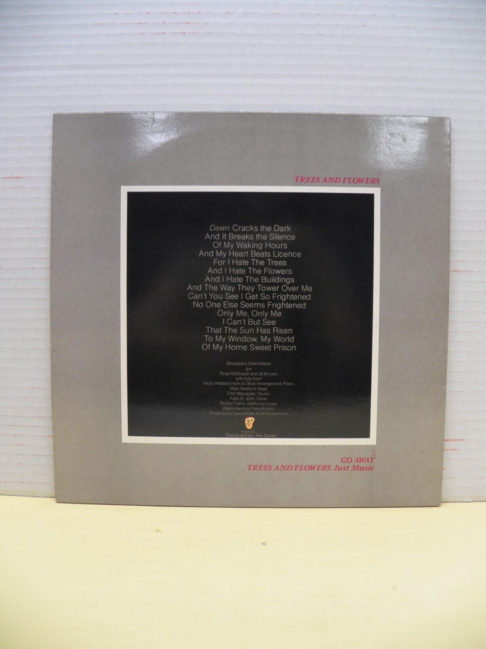 12" Single VG++/EX Strawberry Switchblade Trees And Flowers 1983 UK Import