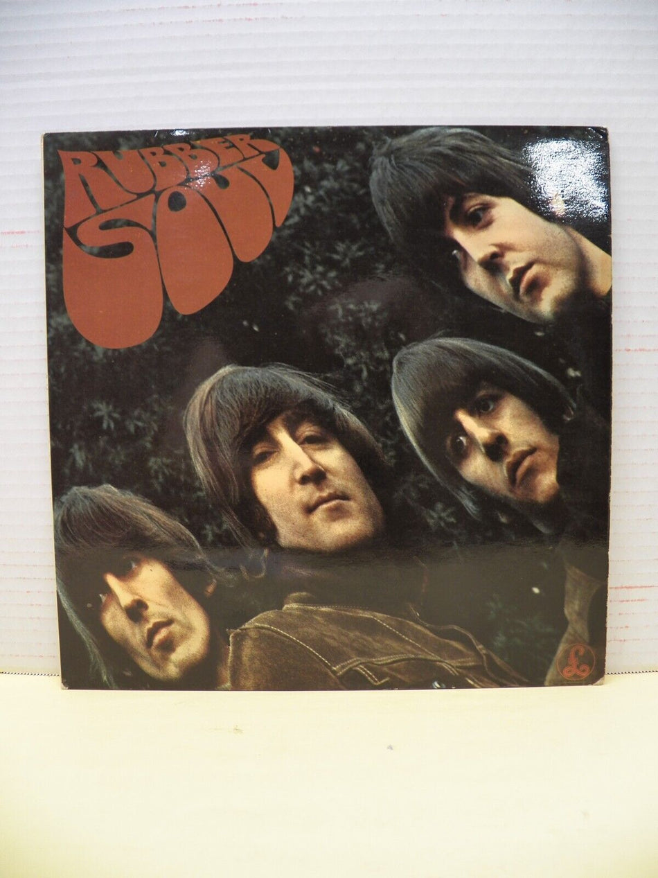 12" LP VG++/EX The Beatles Rubber Soul 1965 UK Import Mono 2nd Press Roman Font