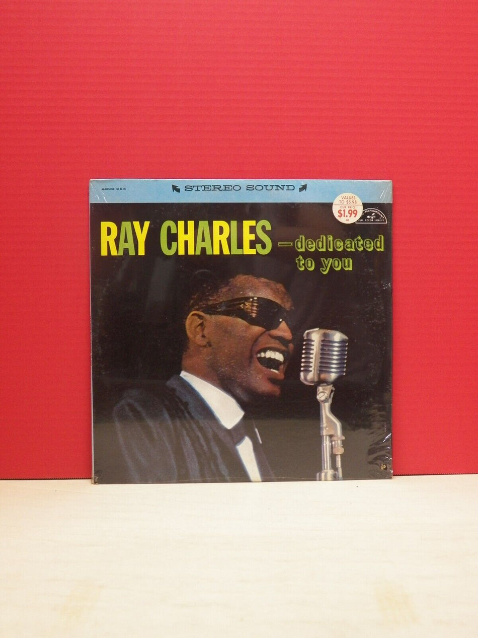 Sealed 12" LP Ray Charles ...Dedicated To You 1961 ABC-Paramount Stereo ABCS 355