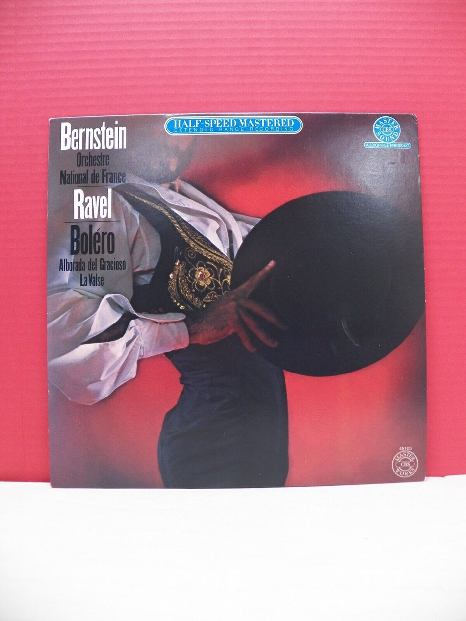 12" LP VG++/EX Leonard Bernstein Ravel: Bolero 1981 CBS Masterworks Half-Speed