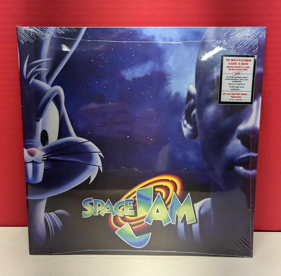 12" 2xLP Various Artists Space Jam 2021 Warner Sunset Reissue Ltd Ed Colored