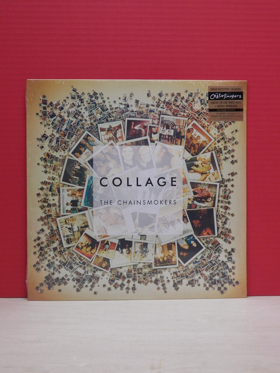 Sealed 12" EP The Chainsmokers Collage 2016 Disruptor Records Ltd Ed White Vinyl