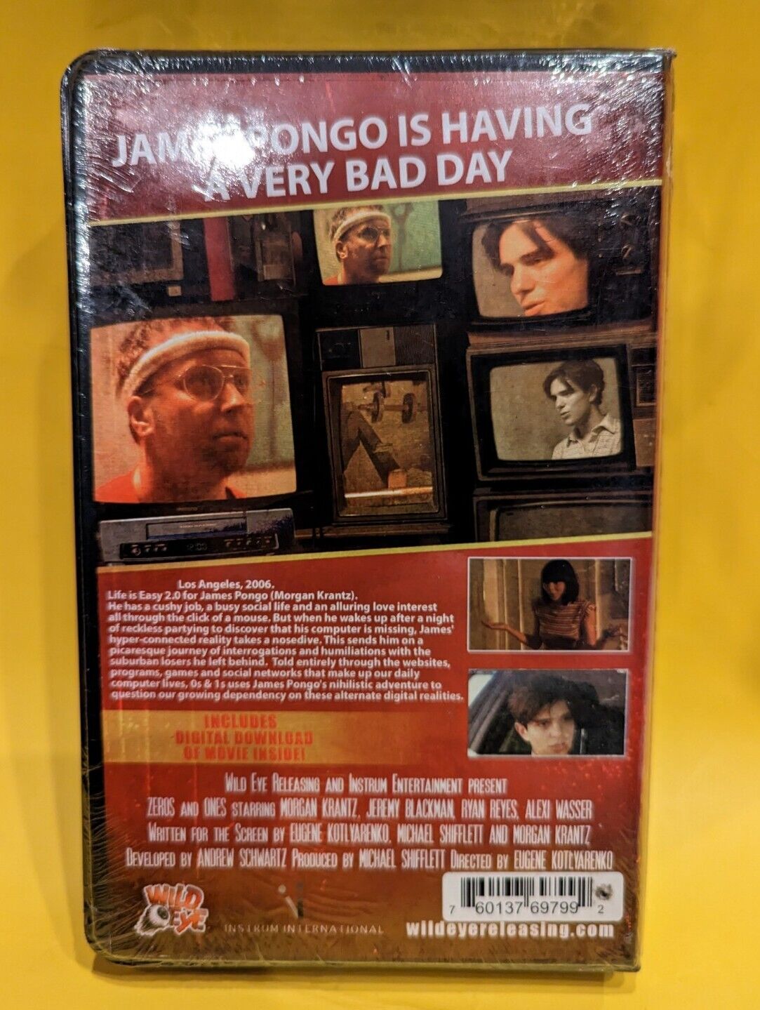 Rare Sealed New Horror VHS Zeros and Ones Wild Eye w. Digital Download Clamshell Rare Sealed New Horror VHS Zeros and Ones Wild Eye w. Digital Download Clamshell