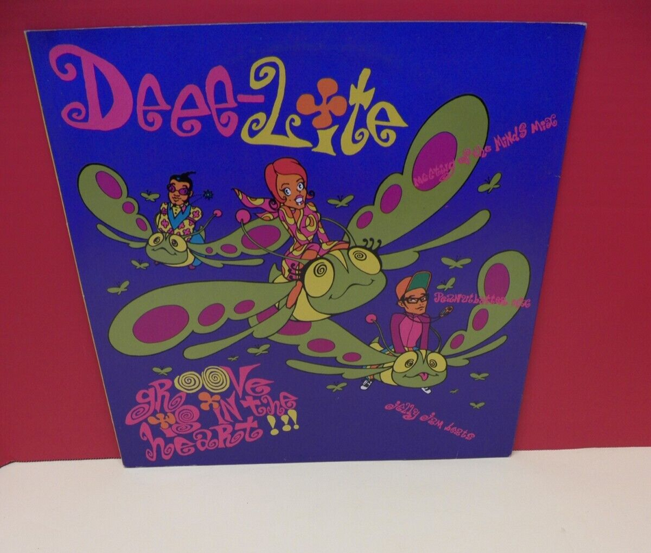 12" Single VG++/EX Deee-Lite Groove Is In The Heart!!! 1990 Elektra 0-66622