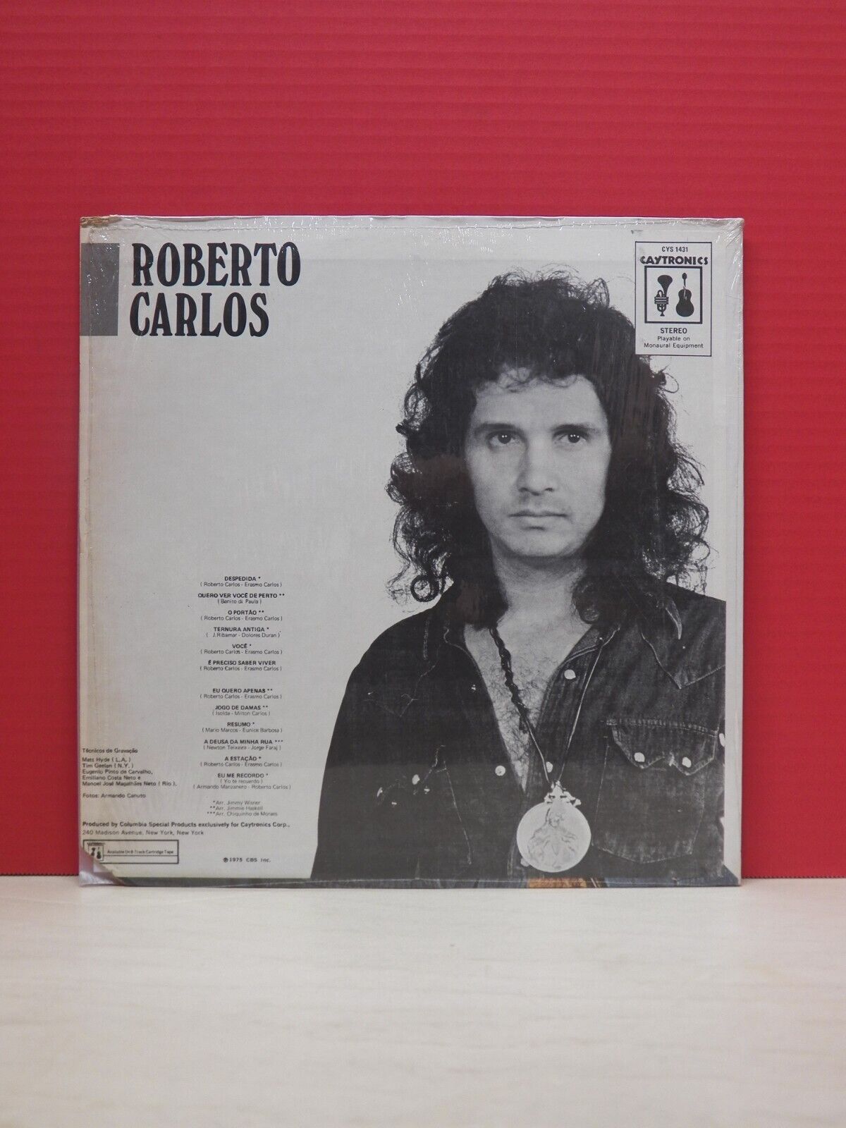 12" LP EX Roberto Carlos Roberto Carlos In Portuguese 1974 Caytronics CYS 1431