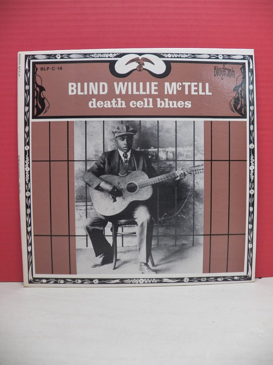 12" LP NM- Blind Willie McTell Death Cell Blues 1973 Biograph Mono BLP-C-14