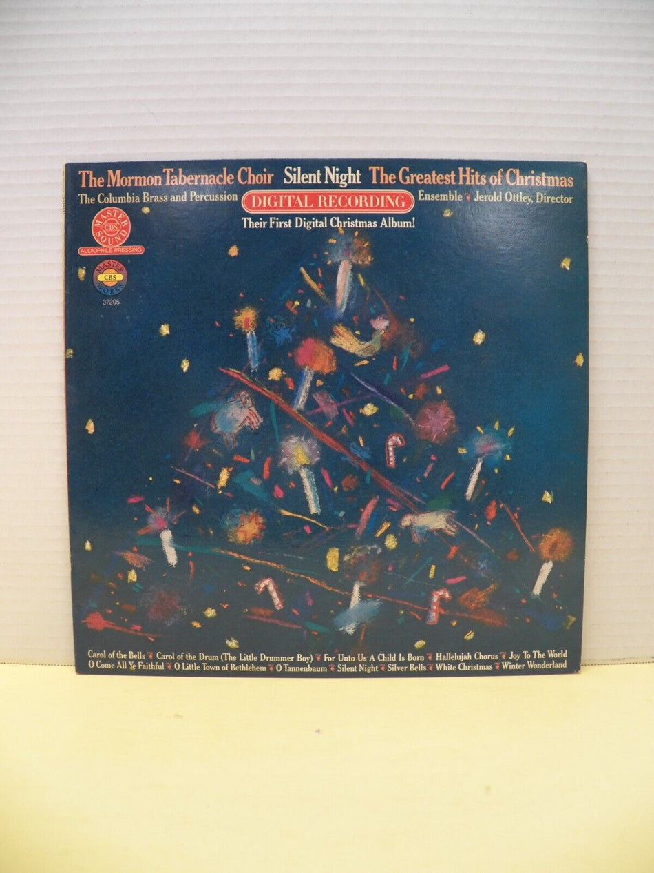 12" LP EX Mormon Tabernacle Choir Silent Night: Greatest Hits Of Christmas Promo