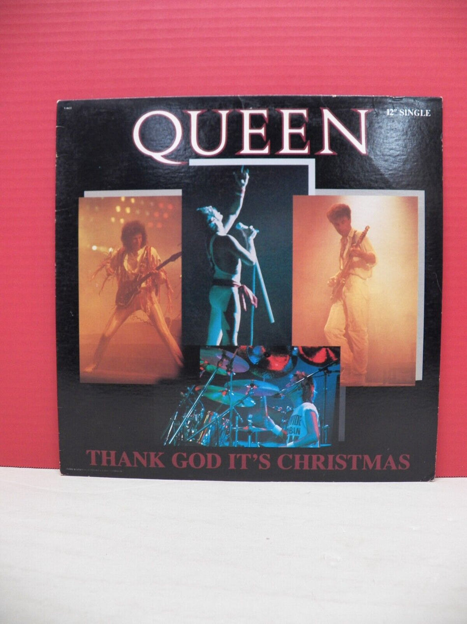 12" Single VG++/EX Queen Thank God It's Christmas 1984 Capitol Records V-8622