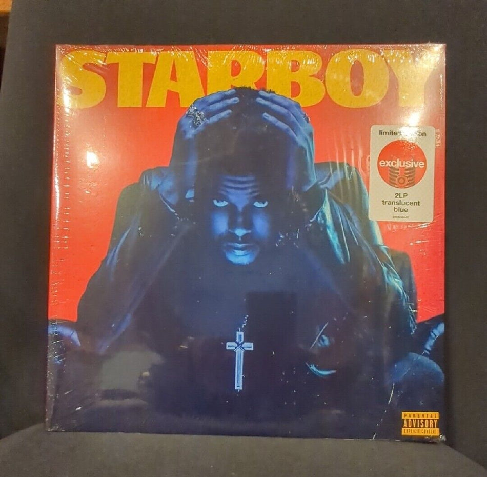 The Weeknd 2LP Starboy Target Limited Edition Translucent Blue Vinyl Record New