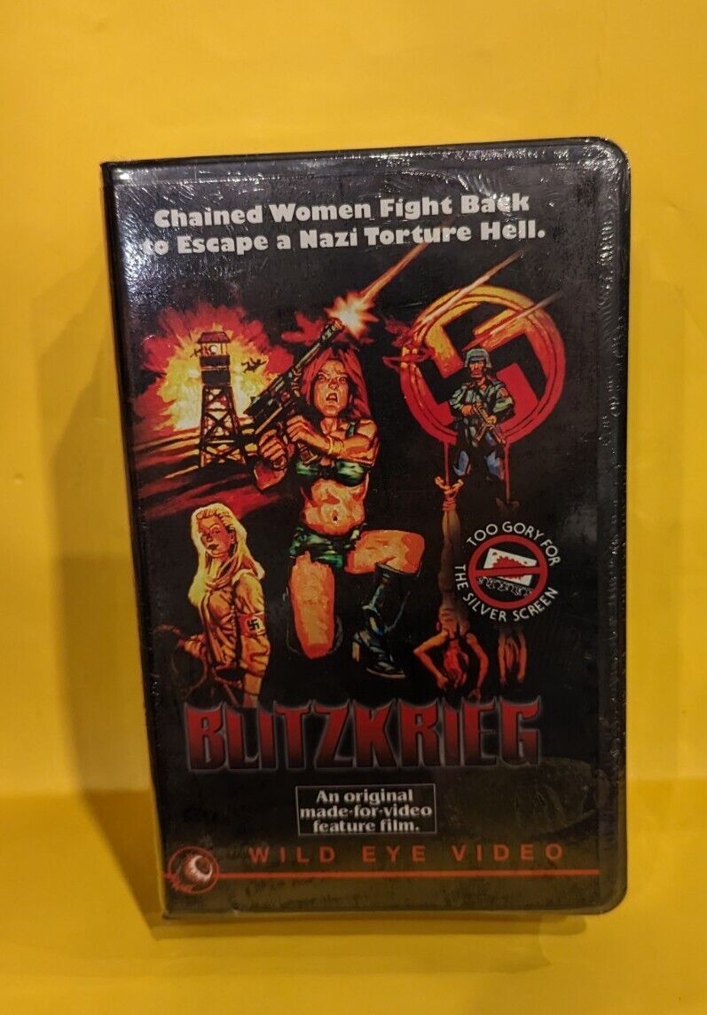 Rare Sealed 3 Horror VHS Set Wild Eye Video Bloody Ape / Goth Kill / Blitzkrieg Rare Sealed 3 Horror VHS Set Wild Eye Video Bloody Ape / Goth Kill / Blitzkrieg