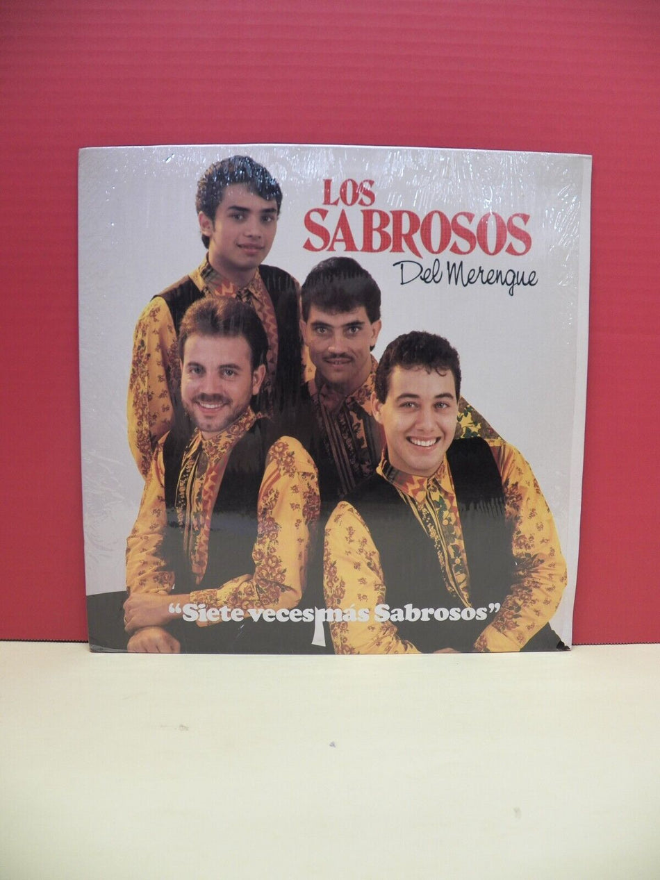 12" LP VG+ Los Sabrosos Del Merengue Siete Veces Mas Sabrosos 1991 MPL-6059