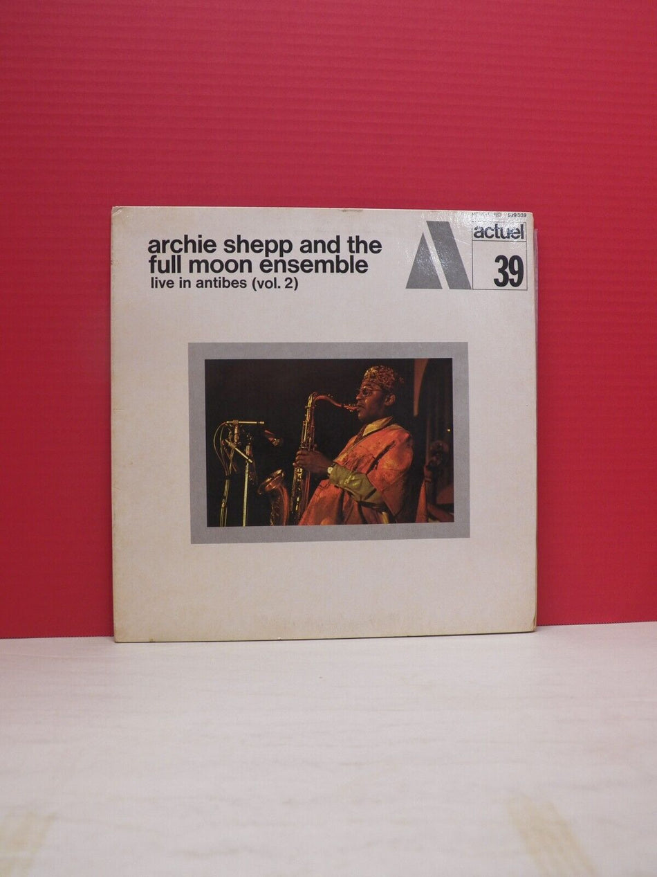 12" LP EX Archie Shepp & The Full Moon Ensemble Live In Antibes (Vol 2) Import