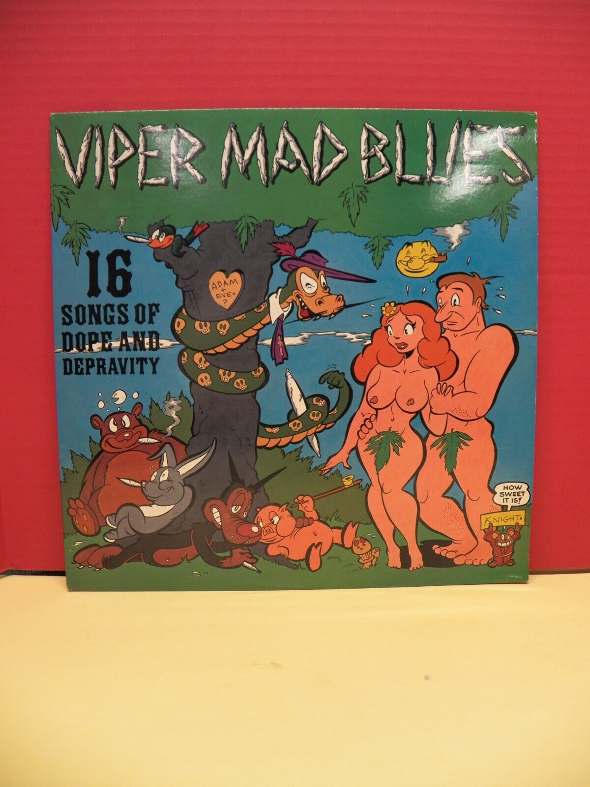 12" LP NM- Various Artists Viper Mad Blues 1986 Jass Records JASS FOUR