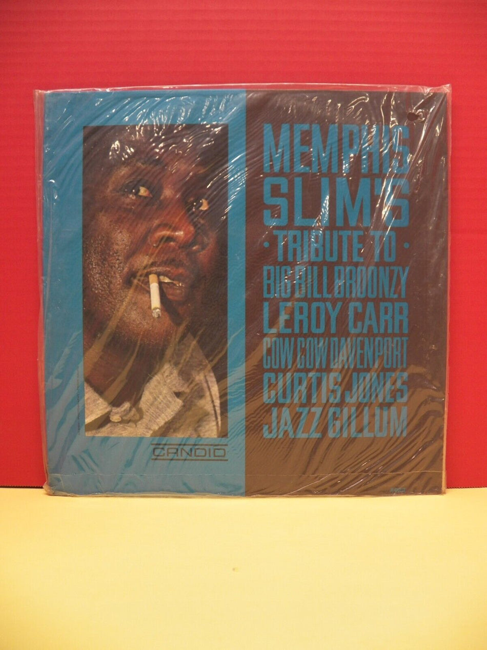 Sealed 12" LP Memphis Slim's Tribute To Big Bill Broonzy... 1961 Candid Mono