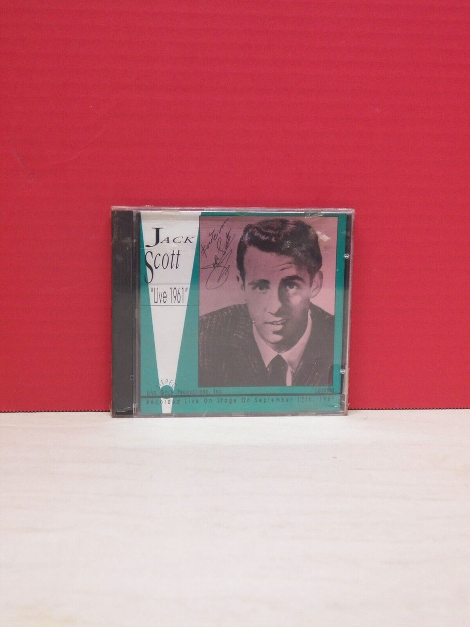 Sealed CD Jack Scott Live 1961 1991 Live Gold Productions UK Import LG20002