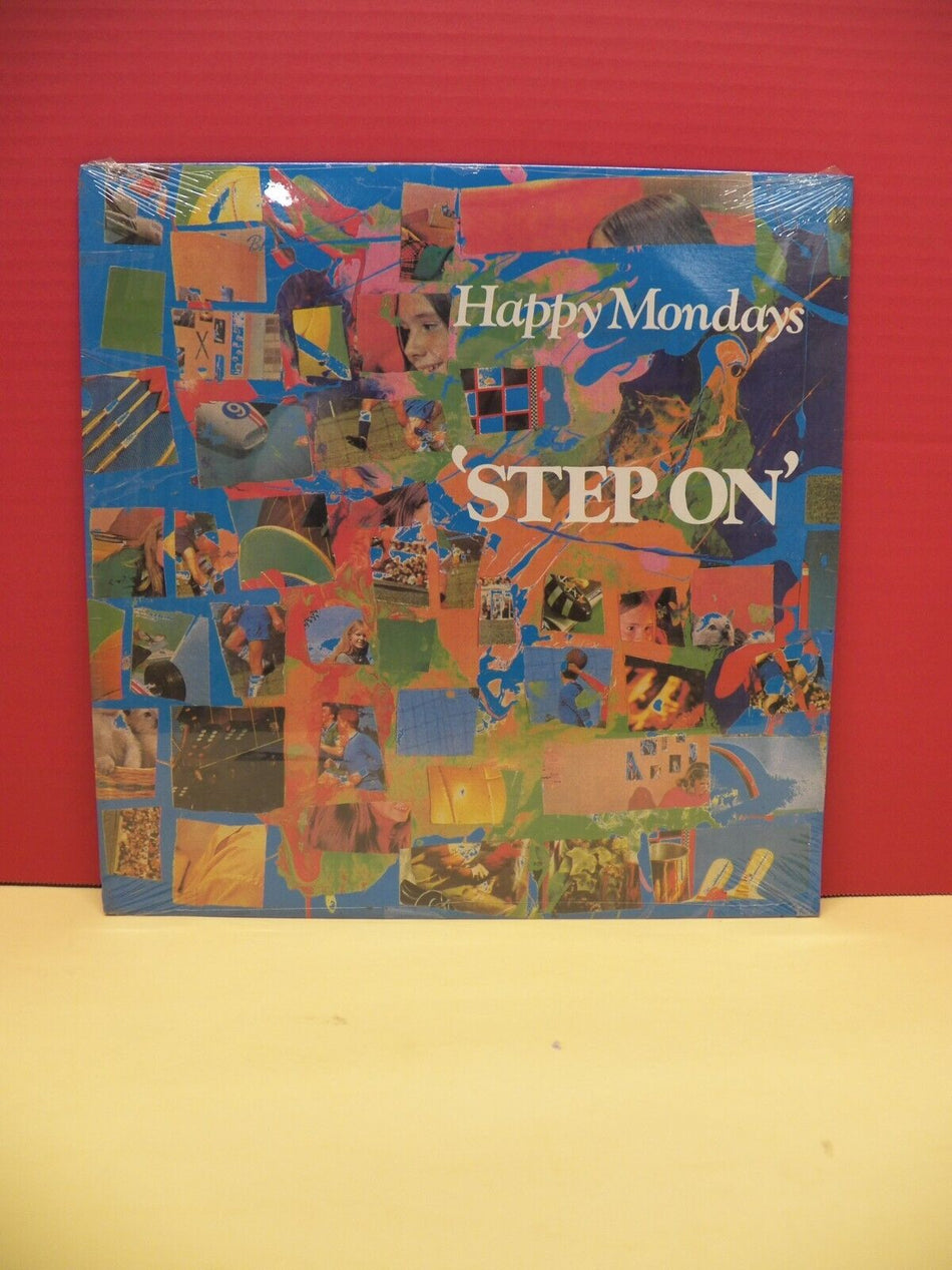 Sealed 12" Single Happy Mondays Step On 1990 Elektra 9 66624-0