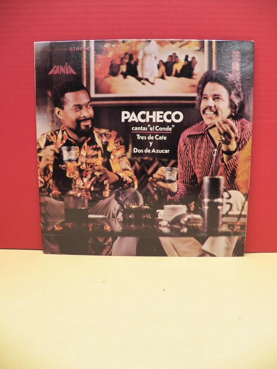 12" LP EX Pacheco Canta El Conde Tres De Cafe Y Dos De Azucar 1973 Fania Stereo