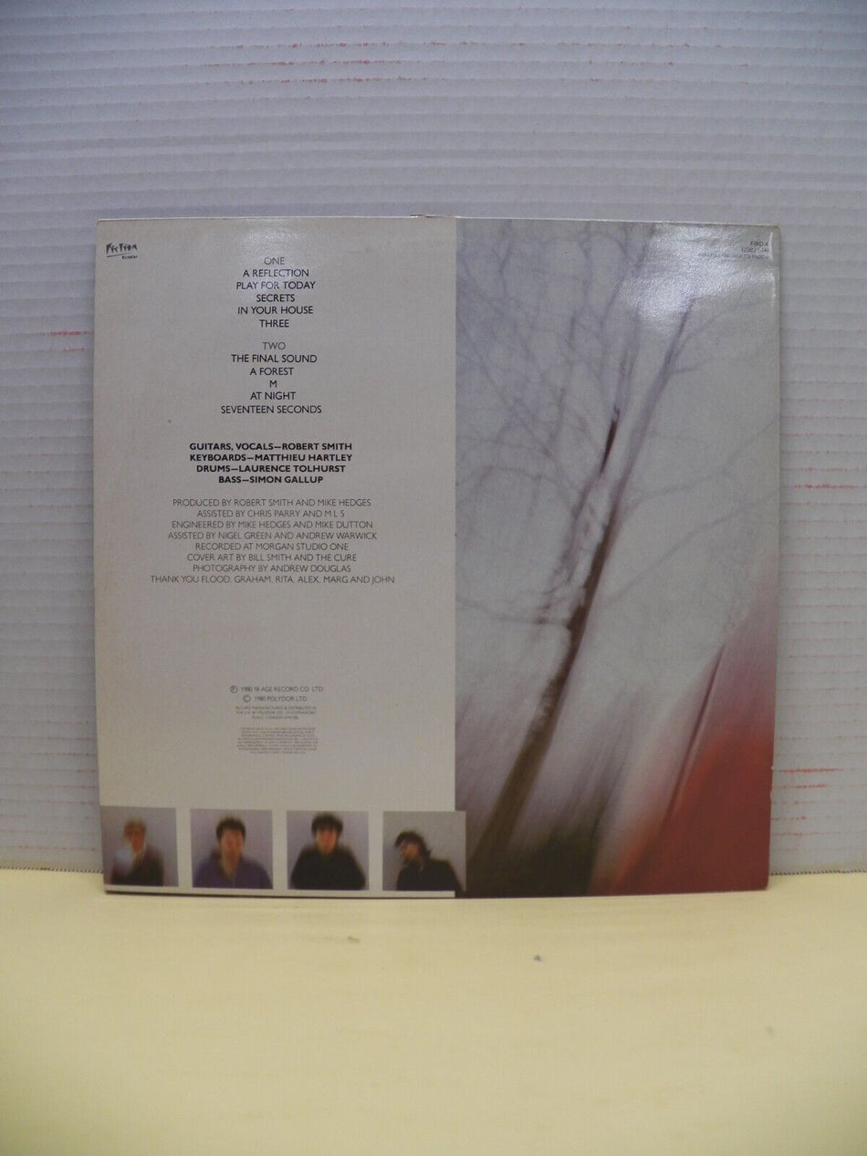 12" LP EX The Cure Seventeen Seconds Fiction Records Reissue UK Import FIXD 4