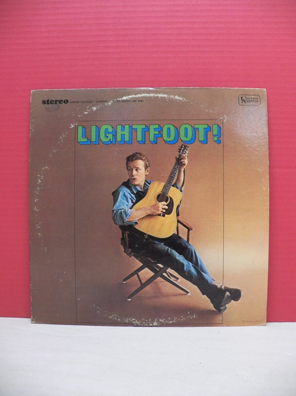 12" LP EX Gordon Lightfoot Lightfoot! 1968 United Artists Reissue UAS 6487