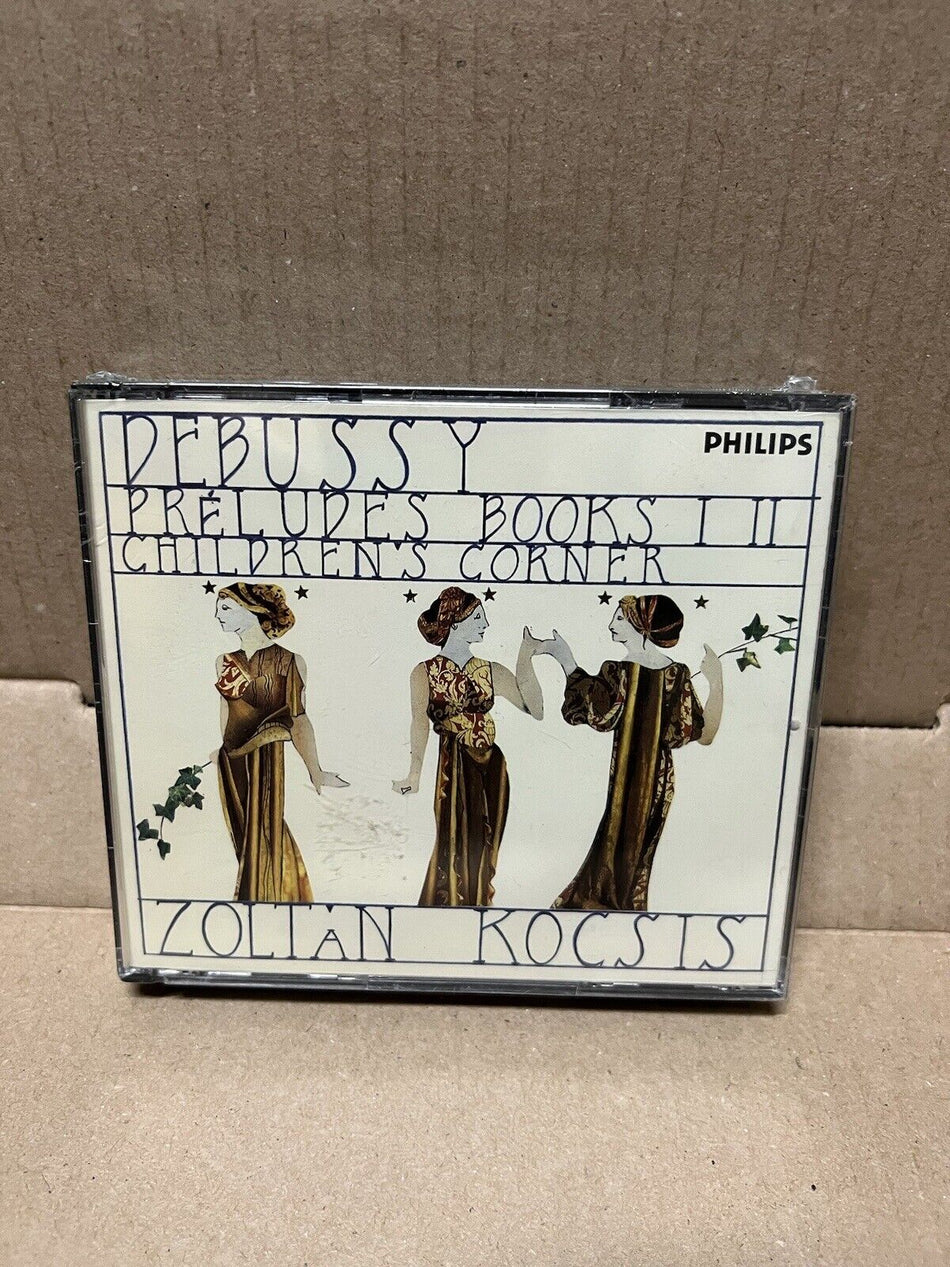 2xCD Zoltan Kocsis Debussy: Preludes Books I & II, Children's Corner 1998 Import