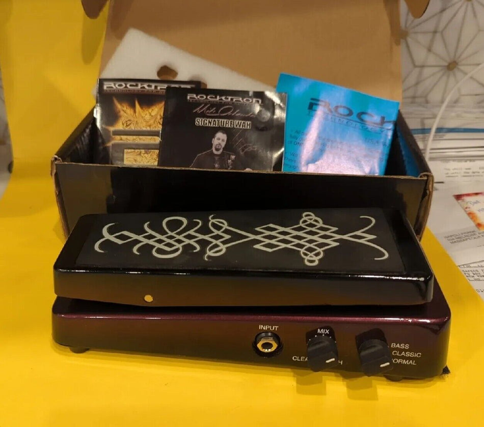 Mike Orlando Signature Wah Guitar Pedal With It's Original Box & Paper