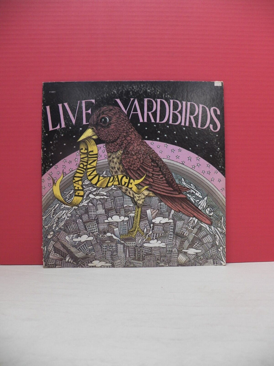 12" LP NM Yardbirds feat. Jimmy Page Live Yardbirds! 1976 Columbia Reissue