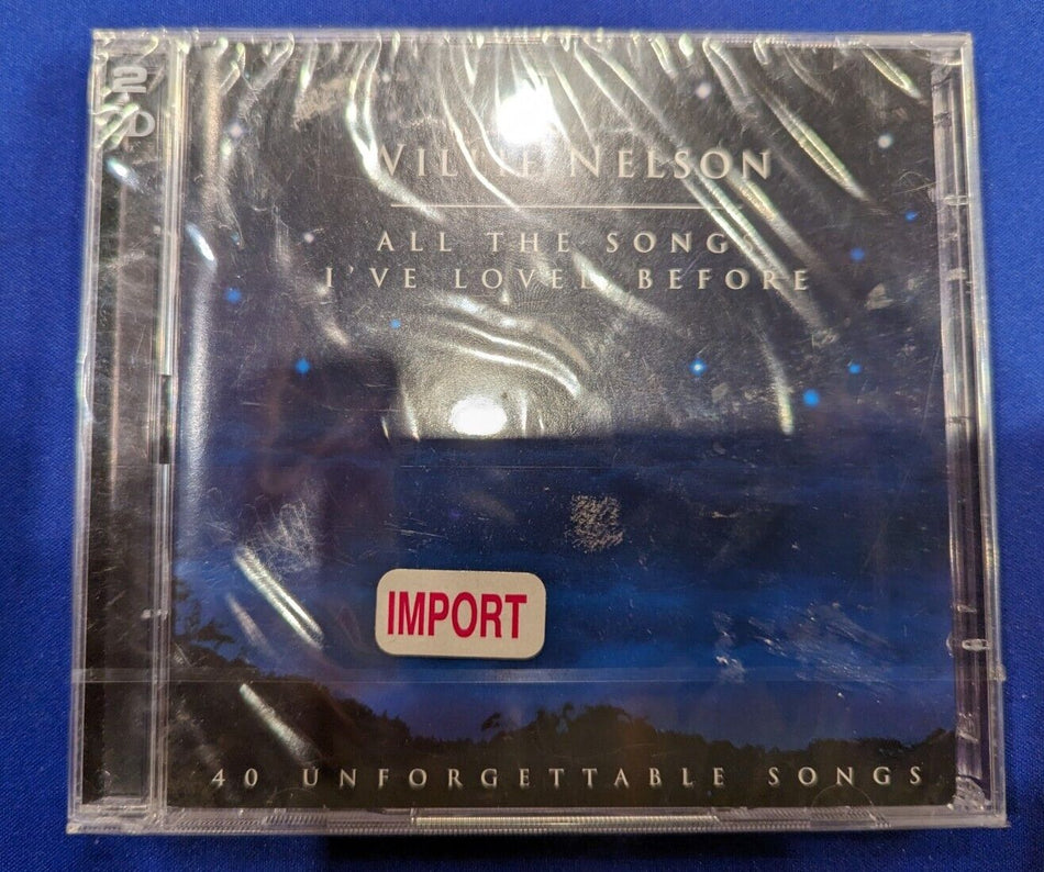 Sealed 2xCD Willie Nelson All The Songs Ive Loved Before  40 Unforgettable Songs