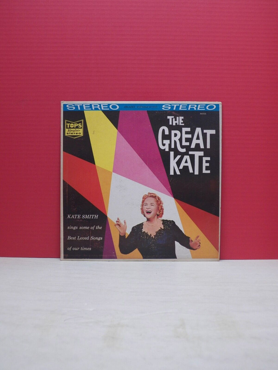 12" LP M- Kate Smith The Great Kate 1959 Mayfair Records Stereo Yellow Vinyl