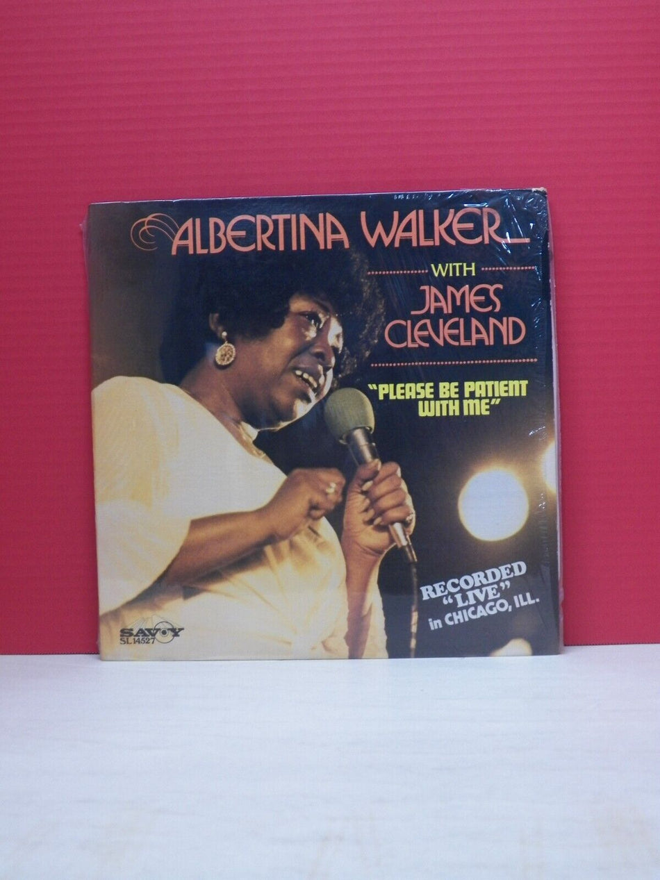 12" LP EX Albertina Walker/James Cleveland Please Be Patient With Me 1979 Savoy