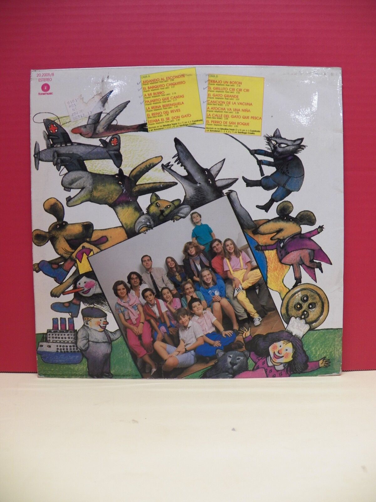 12" LP VG+ Rosa León Canciones Para Ninos 1983 Fonomusic Spain Import Stereo