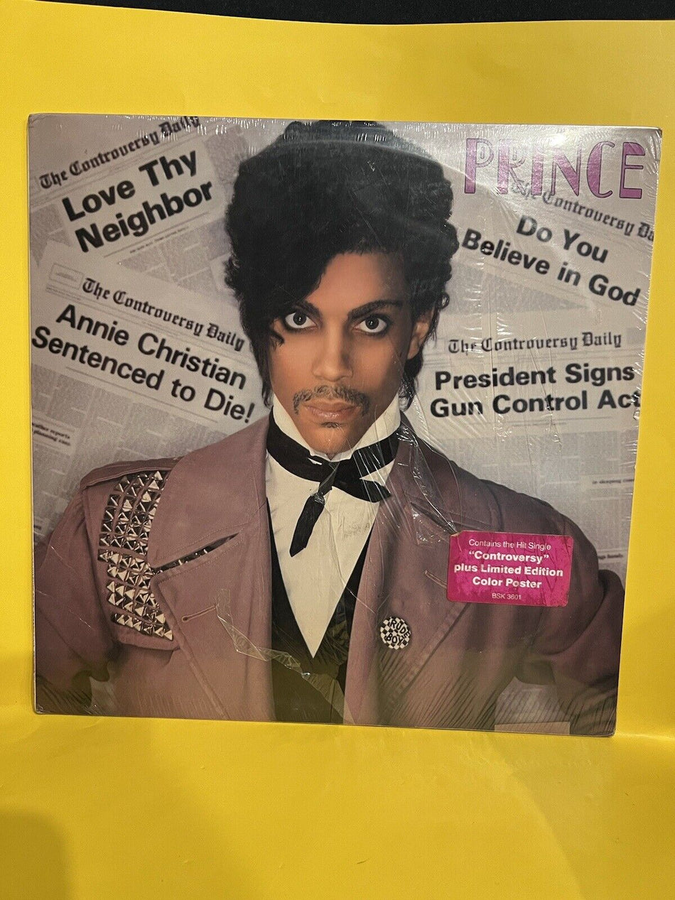 Rare Sealed Vinyl Record LP Prince  Controversy 1981 BSK 3601