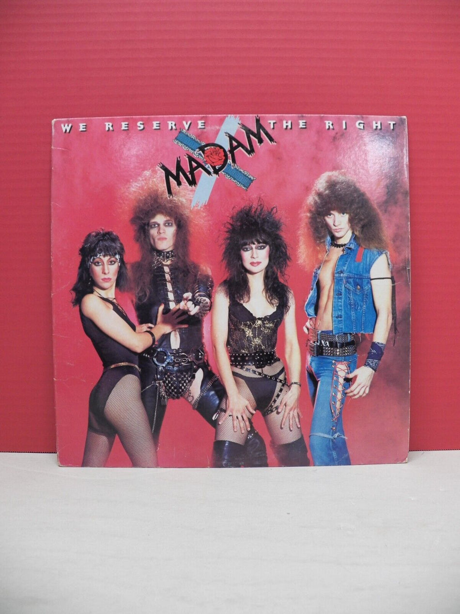 12" LP VG++/EX Madam X We Reserve The Right 1984 Jet Records BFZ 39885