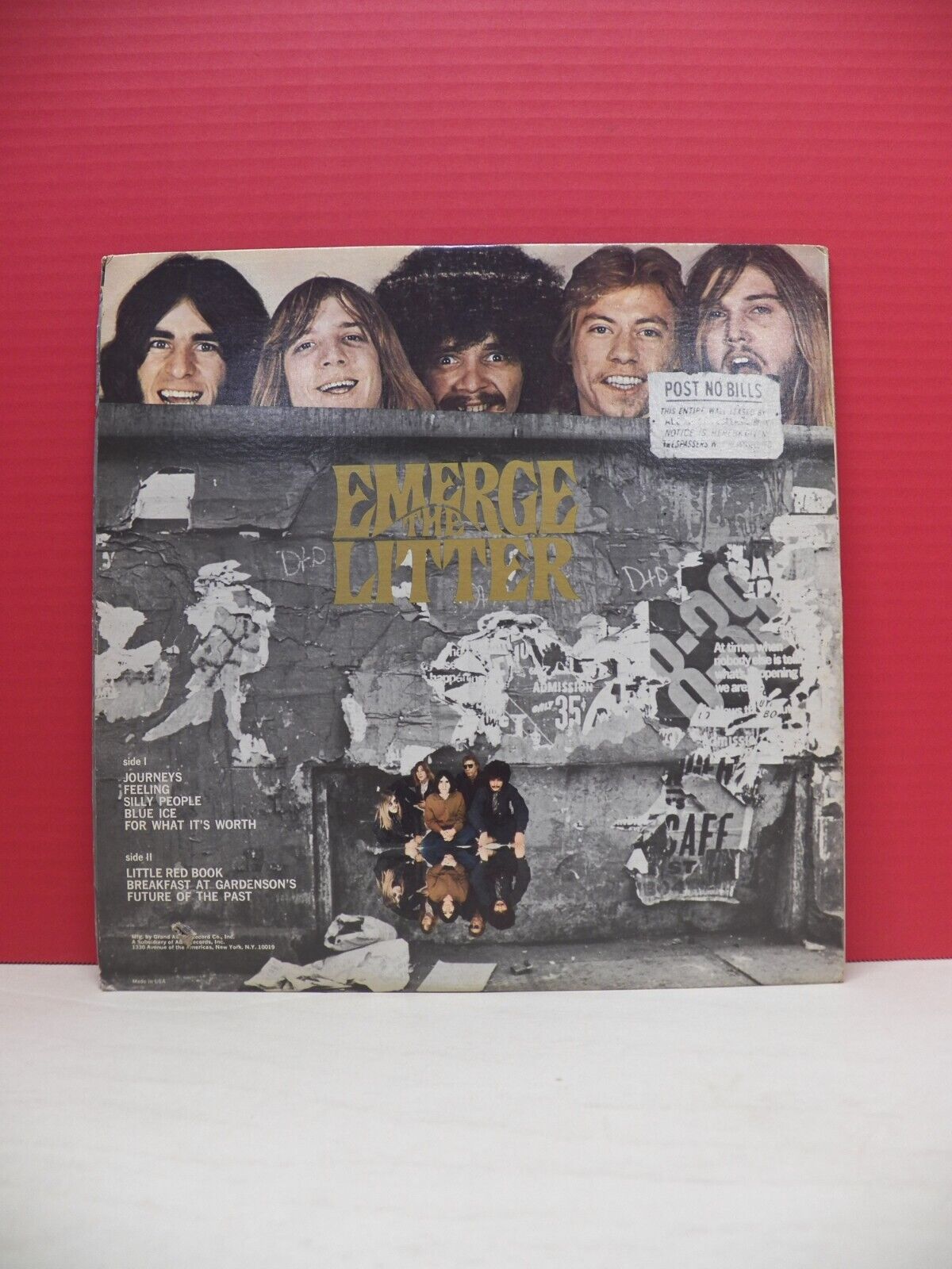 12" LP EX The Litter Emerge 1969 Probe Stereo CPLP 4504