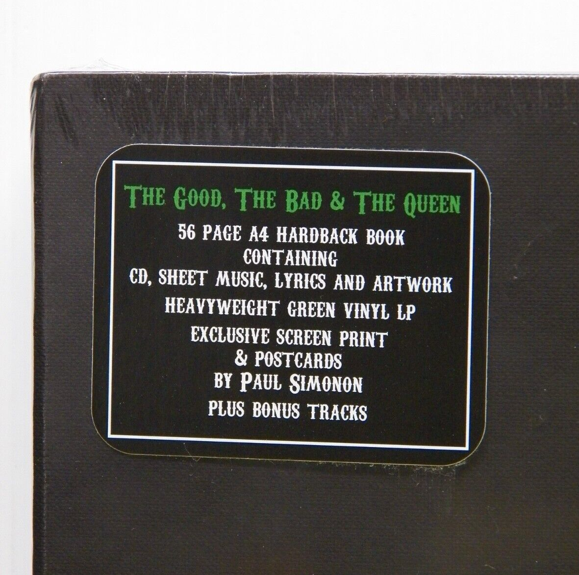 12" LP/CD  Box Set The Good, The Bad & The Queen Merrie Land 2018 Ltd Ed Green